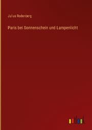Cover von Paris bei Sonnenschein und Lampenlicht