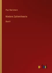 Cover von Niedere Zahlentheorie