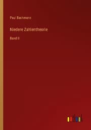 Cover von Niedere Zahlentheorie