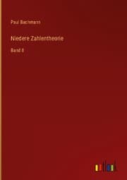 Cover von Niedere Zahlentheorie
