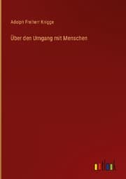 Cover von Über den Umgang mit Menschen