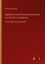 Cover von Allgemeine Geschichte der Neuesten Zeit von 1815 bis zur Gegenwart