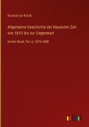 Cover von Allgemeine Geschichte der Neuesten Zeit von 1815 bis zur Gegenwart