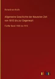 Cover von Allgemeine Geschichte der Neuesten Zeit von 1815 bis zur Gegenwart
