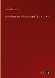 Cover von Geschichte des Völkerkrieges (1914-1919)