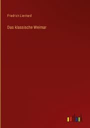 Cover von Das klassische Weimar