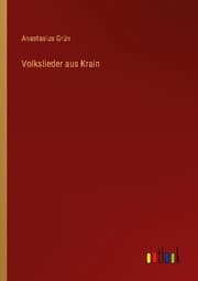 Cover von Volkslieder aus Krain