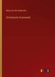 Cover von Chinesische Grammatik