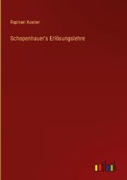 Cover von Schopenhauer's Erlösungslehre