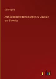 Cover von Archäologische Bemerkungen zu Claudian und Sinonius