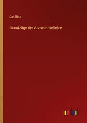 Cover von Grundzüge der Arzneimittellehre