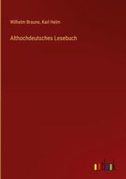 Cover von Althochdeutsches Lesebuch