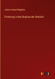 Cover von Einleitung in das Studium der Statistik
