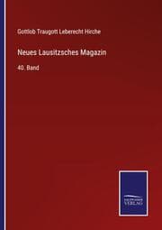 Cover von Neues Lausitzsches Magazin