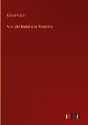 Cover von Von der Kunst des Theaters