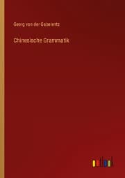 Cover von Chinesische Grammatik