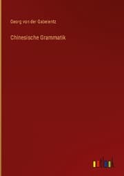 Cover von Chinesische Grammatik