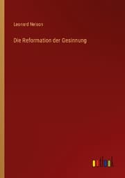 Cover von Die Reformation der Gesinnung