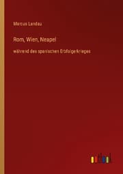 Cover von Rom, Wien, Neapel