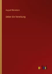 Cover von Ueber die Vererbung