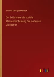 Cover von Der Selbstmord als sociale Massenerscheinung der modernen Civilisation