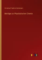 Cover von Beiträge zur Physikalischen Chemie