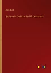 Cover von Sachsen im Zeitalter der Völkerschlacht