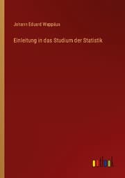 Cover von Einleitung in das Studium der Statistik