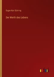 Cover von Der Werth des Lebens