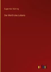 Cover von Der Werth des Lebens