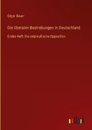 Cover von Die liberalen Bestrebungen in Deutschland