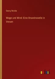 Cover von Woge und Wind: Eine Strandnovelle in Versen