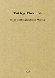 Cover von Thüringer Pfarrerbuch 6