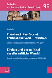 Cover von Churches in the Face of Political and Social Transition/Kirchen und der politisch-gesellschaftliche Wandel