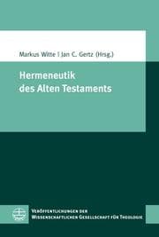 Cover von Hermeneutik des Alten Testaments