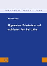 Cover von Allgemeines Priestertum und ordiniertes Amt bei Luther