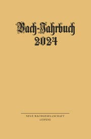 Cover von Bach-Jahrbuch 2024
