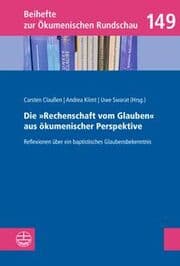 Cover von Die 'Rechenschaft vom Glauben' aus ökumenischer Perspektive