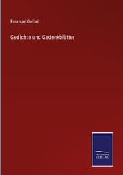 Cover von Gedichte und Gedenkblätter