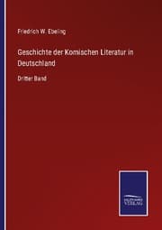 Cover von Geschichte der Komischen Literatur in Deutschland