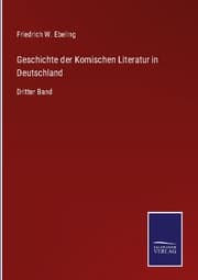 Cover von Geschichte der Komischen Literatur in Deutschland