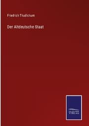 Cover von Der Altdeutsche Staat