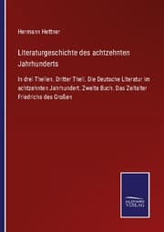 Cover von Literaturgeschichte des achtzehnten Jahrhunderts