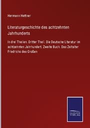 Cover von Literaturgeschichte des achtzehnten Jahrhunderts