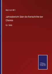 Cover von Jahresbericht über die Fortschritte der Chemie