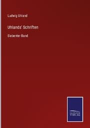 Cover von Uhlands' Schriften