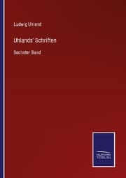 Cover von Uhlands' Schriften