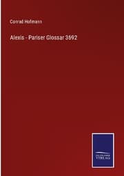 Cover von Alexis - Pariser Glossar 3692