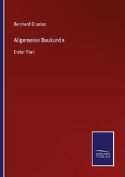 Cover von Allgemeine Baukunde
