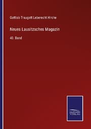Cover von Neues Lausitzsches Magazin